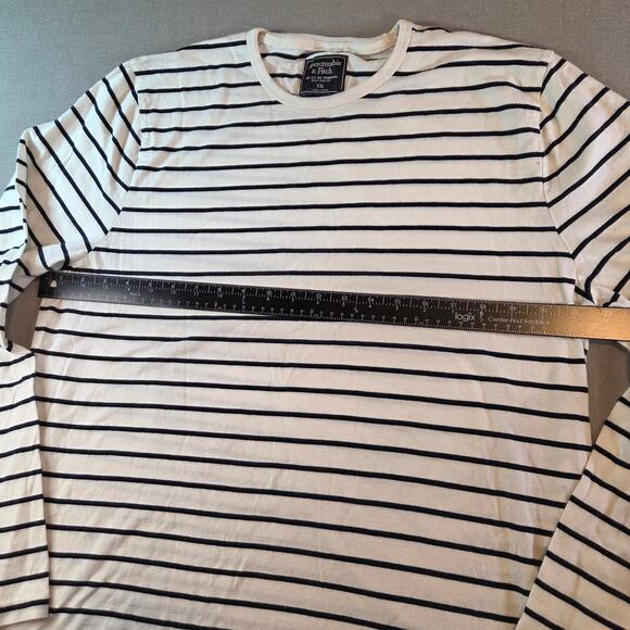 Abercrombie & Fitch Women’s XXL Striped Cotton Crewneck Long Sleeve Sweater - Picture 6 of 12